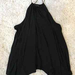 Express Flowy Black Tank